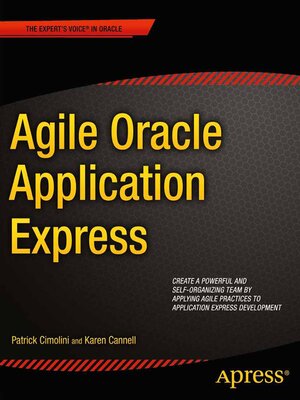 cover image of Agile Oracle Application Express